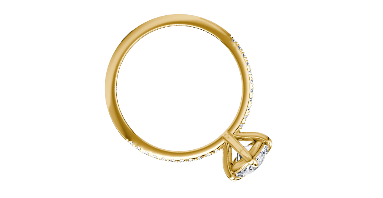 anillo de diamante de oro - Yisel Jewelry Wholesale 2024